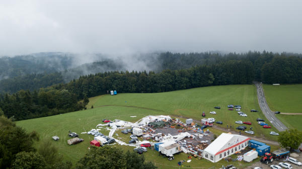 AUT, Unwetterkatastrophe, Frauscherecker Zeltfest