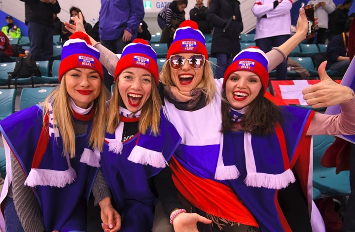 Russland-Fans